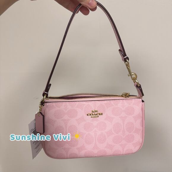 NWT Coach Nolita 19 Signature Canvas CW426, Powder Pink - Picture 1 of 16